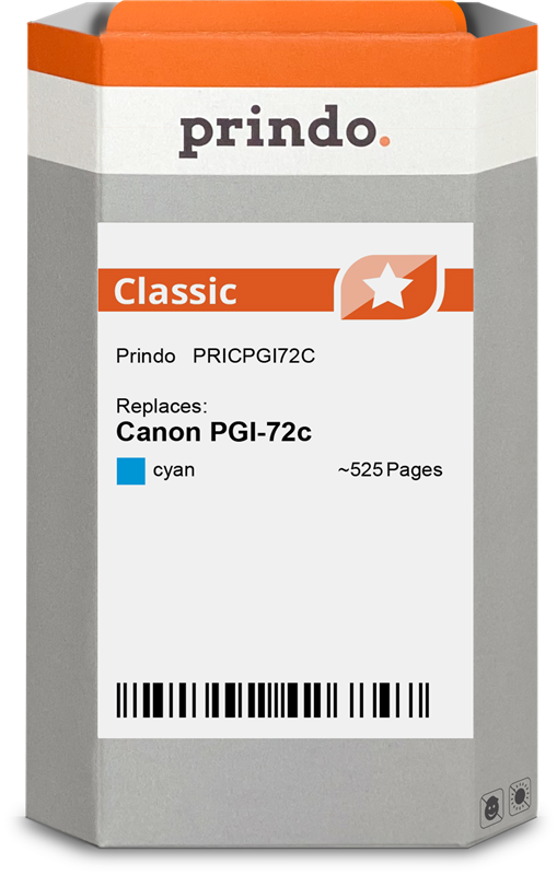 Canon PGI-72c Cartouche Cyan compatible équivalent à 6404B001 · Prindo Classic