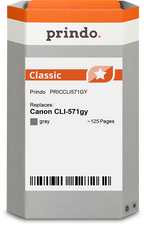Canon CLI-571gy Cartouche Gris compatible équivalent à 0389C001 · Prindo Classic