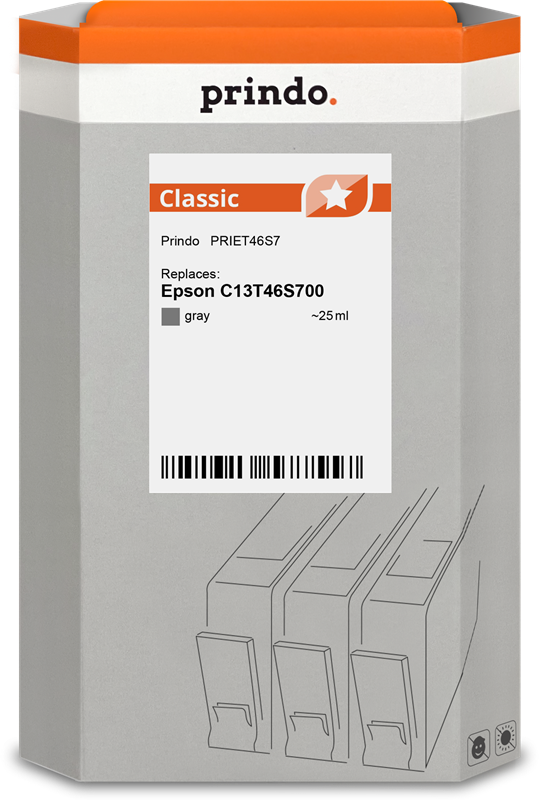 Epson T46S7 Cartouche Gris compatible équivalent à C13T46S700 · Prindo Classic