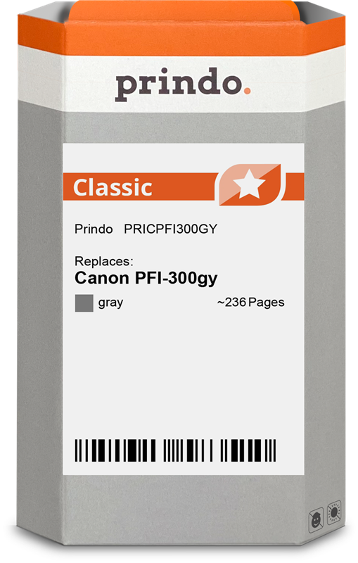 Canon PFI-300gy Cartouche Gris compatible équivalent à 4200C001 · Prindo Classic