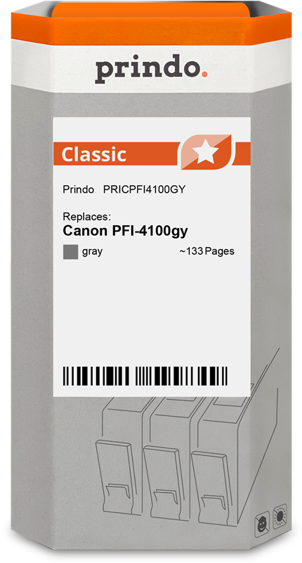 Canon PFI-4100gy Cartouche Gris compatible équivalent à 6783C001 · Prindo Classic