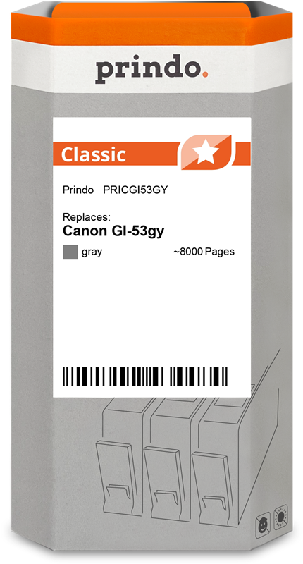 Canon GI-53gy Cartouche Gris compatible équivalent à 4708C001 · Prindo Classic
