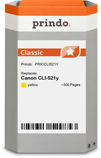 Canon CLI-521y Cartouche Jaune compatible équivalent à 2936B001 · Prindo Classic