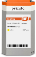 Brother LC123Y Cartouche Jaune compatible · Prindo Classic
