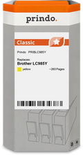 Brother LC985Y Cartouche Jaune compatible · Prindo Classic