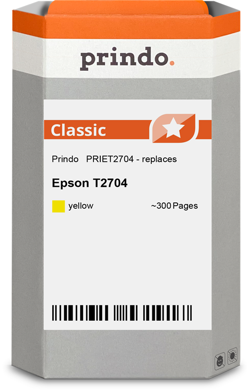 Epson C13T27044012 Cartouche Jaune compatible · Prindo Classic