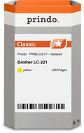 Brother LC221Y Cartouche Jaune compatible · Prindo Classic