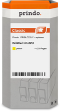 Brother LC22UY Cartouche Jaune compatible · Prindo Classic