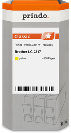 Brother LC3217Y Cartouche Jaune compatible · Prindo Classic