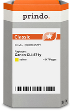 Canon CLI-571y Cartouche Jaune compatible équivalent à 0388C001 · Prindo Classic