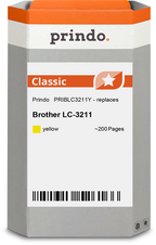 Brother LC3211Y Cartouche Jaune compatible · Prindo Classic