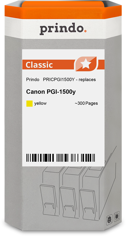 Canon PGI-1500y Cartouche Jaune compatible équivalent à 9231B001 · Prindo Classic