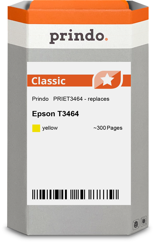 Epson C13T34644010 Cartouche Jaune compatible · Prindo Classic