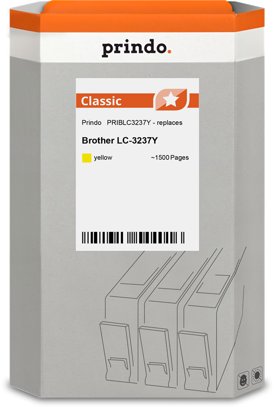 Brother LC3237Y Cartouche Jaune compatible · Prindo Classic