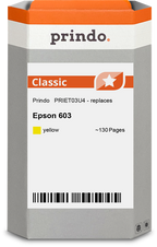Epson 603 Cartouche Jaune compatible équivalent à C13T03U44010 · Prindo Classic