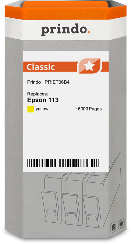 Epson 113 Cartouche Jaune compatible équivalent à C13T06B440 · Prindo Classic