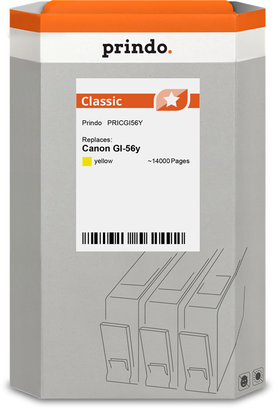 Canon GI-56y Cartouche Jaune compatible équivalent à 4432C001 · Prindo Classic