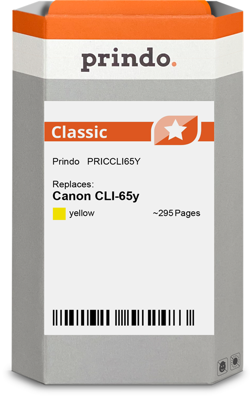 Canon CLI-65y Cartouche Jaune compatible équivalent à 4218C001 · Prindo Classic