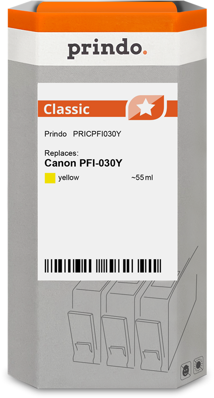 Canon PFI-030Y Cartouche Jaune compatible équivalent à 3492C001 · Prindo Classic