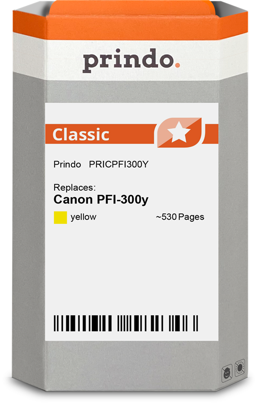 Canon PFI-300y Cartouche Jaune compatible équivalent à 4196C001 · Prindo Classic