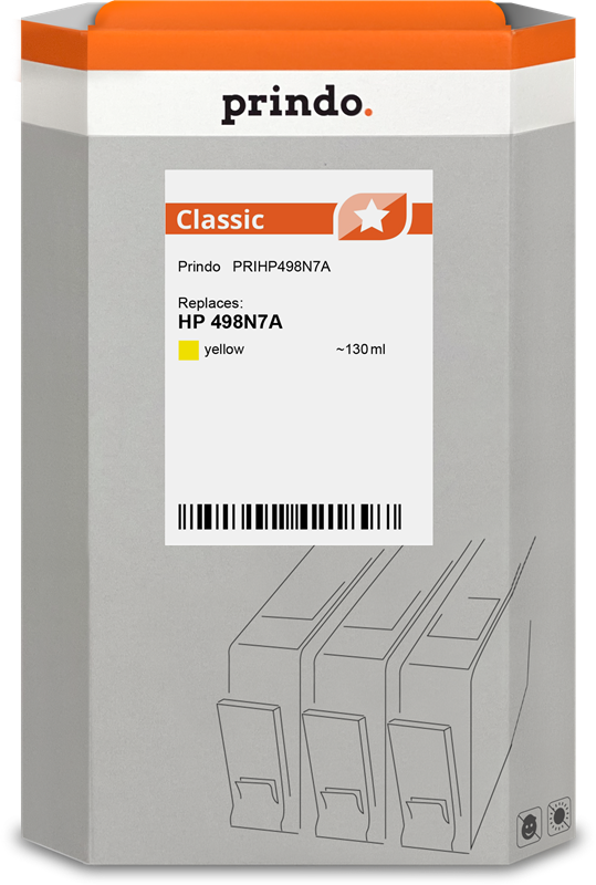 HP 738 Cartouche Jaune compatible équivalent à 498N7A · Prindo Classic