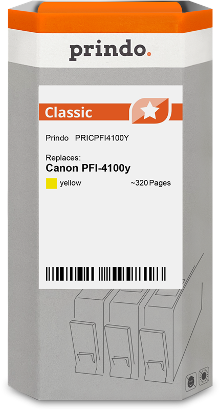 Canon PFI-4100y Cartouche Jaune compatible équivalent à 6780C001 · Prindo Classic