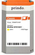 Brother BTD180Y Cartouche Jaune compatible · Prindo Classic