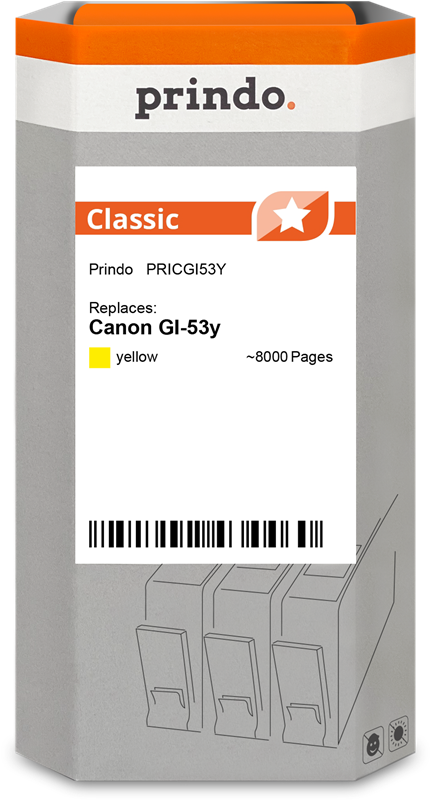 Canon GI-53y Cartouche Jaune compatible équivalent à 4690C001 · Prindo Classic