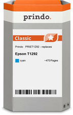 Epson T1292 Cartouche Cyan compatible équivalent à C13T12924012 · Prindo Classic