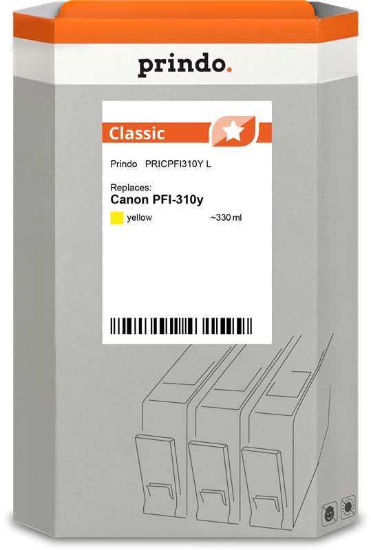 Canon PFI-310y Cartouche Jaune compatible équivalent à 2362C001 · Prindo Classic