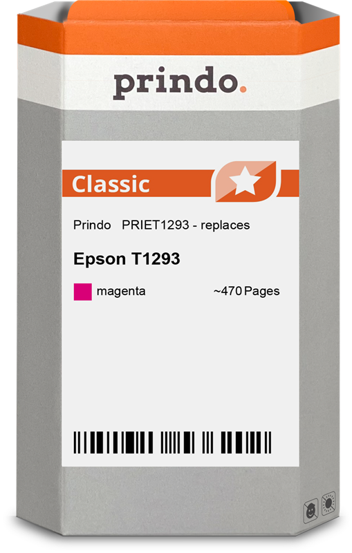 Epson T1293 Cartouche Magenta compatible équivalent à C13T12934012 · Prindo Classic