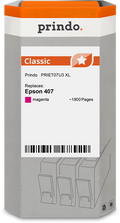 Epson 407 Cartouche Magenta compatible équivalent à C13T07U340 · Prindo Classic