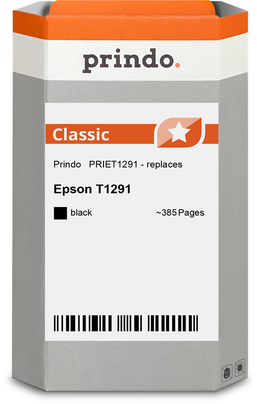Epson T1291 Cartouche Noir compatible équivalent à C13T12914012 · Prindo Classic
