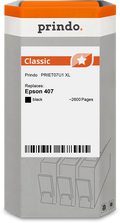 Epson 407 Cartouche Noir compatible équivalent à C13T07U140 · Prindo Classic