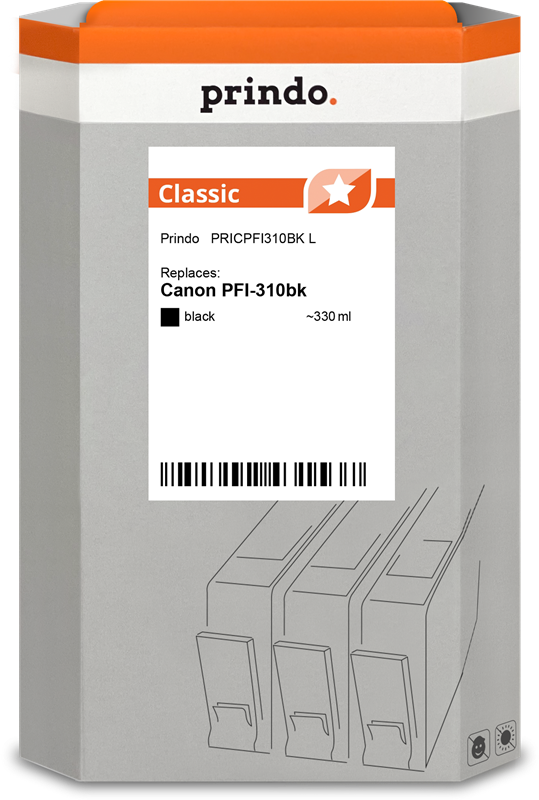 Canon PFI-310bk Cartouche Noir compatible équivalent à 2359C001 · Prindo Classic