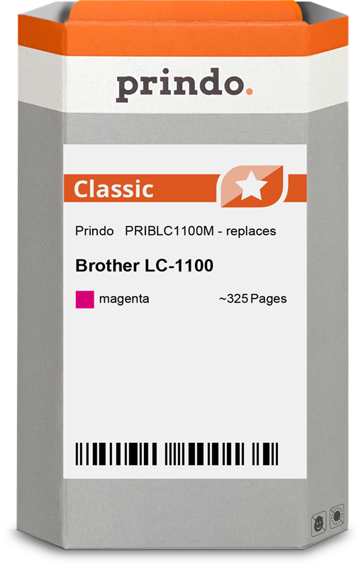 Brother LC1100M Cartouche Magenta compatible · Prindo Classic