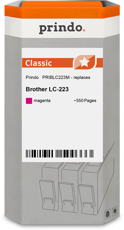 Brother LC223M Cartouche Magenta compatible · Prindo Classic