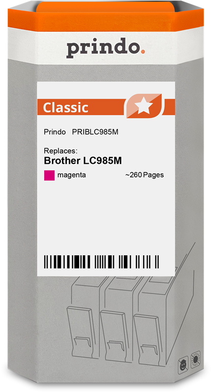 Brother LC985M Cartouche Magenta compatible · Prindo Classic