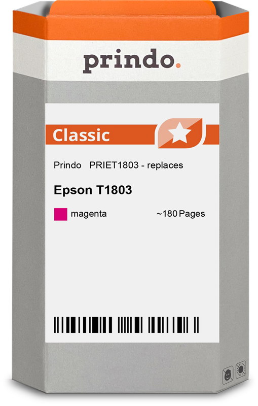 Epson C13T18034012 Cartouche Magenta compatible · Prindo Classic