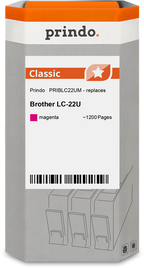 Brother LC22UM Cartouche Magenta compatible · Prindo Classic