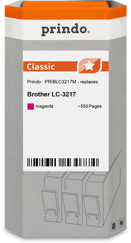 Brother LC3217M Cartouche Magenta compatible · Prindo Classic