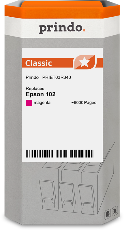 Epson 102 Cartouche Magenta compatible équivalent à C13T03R340 · Prindo Classic