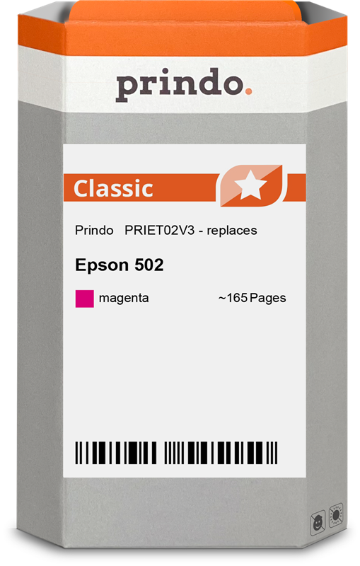 Epson 502 Cartouche Magenta compatible équivalent à C13T02V34010 · Prindo Classic