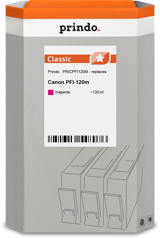 Canon PFI-120m Cartouche Magenta compatible équivalent à 2887C001 · Prindo Classic