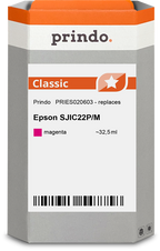 Epson SJIC22P-M Cartouche Magenta compatible équivalent à C33S020603 · Prindo Classic
