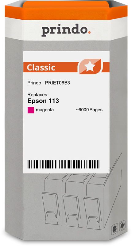Epson 113 Cartouche Magenta compatible équivalent à C13T06B340 · Prindo Classic
