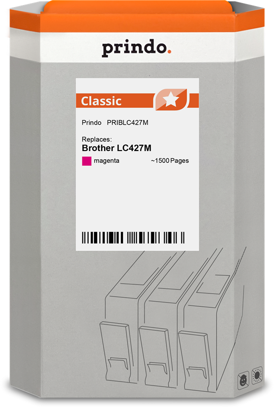 Brother LC427M Cartouche Magenta compatible · Prindo Classic