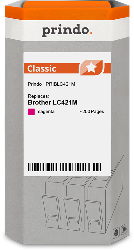 Brother LC421M Cartouche Magenta compatible · Prindo Classic