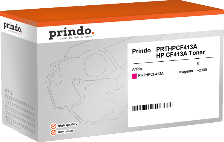 HP 410A Toner Magenta compatible équivalent à CF413A · Prindo Classic