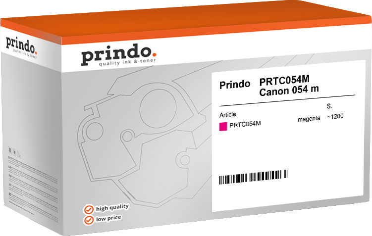 Canon 054 m Toner Magenta compatible équivalent à 3022C002 · Prindo Classic
